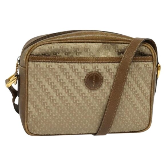 GUCCI Shoulder Bag Canvas Beige Gold 007 115 0162 Auth BA4154 - Picture 1 of 16